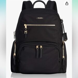 New Tumi black Carson Voyageur Backpack